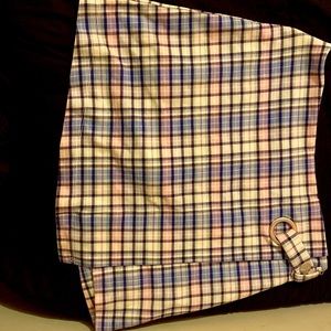 Justice pink,blue,and white skirt.